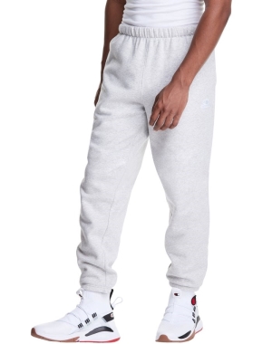 Grey Champion Classic Fleece Embroidered Logo Men's Pants | RZTKGW623